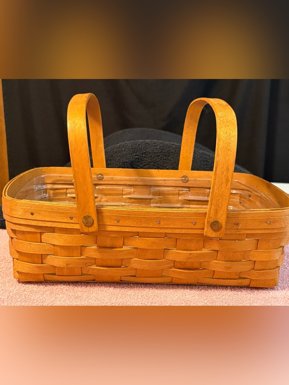 Authentic, Vintage 1995 Longaberger Med Vegetable woven basket
